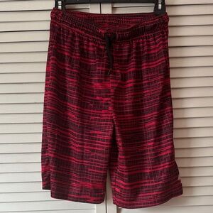 Red and Black Checkered Shorts